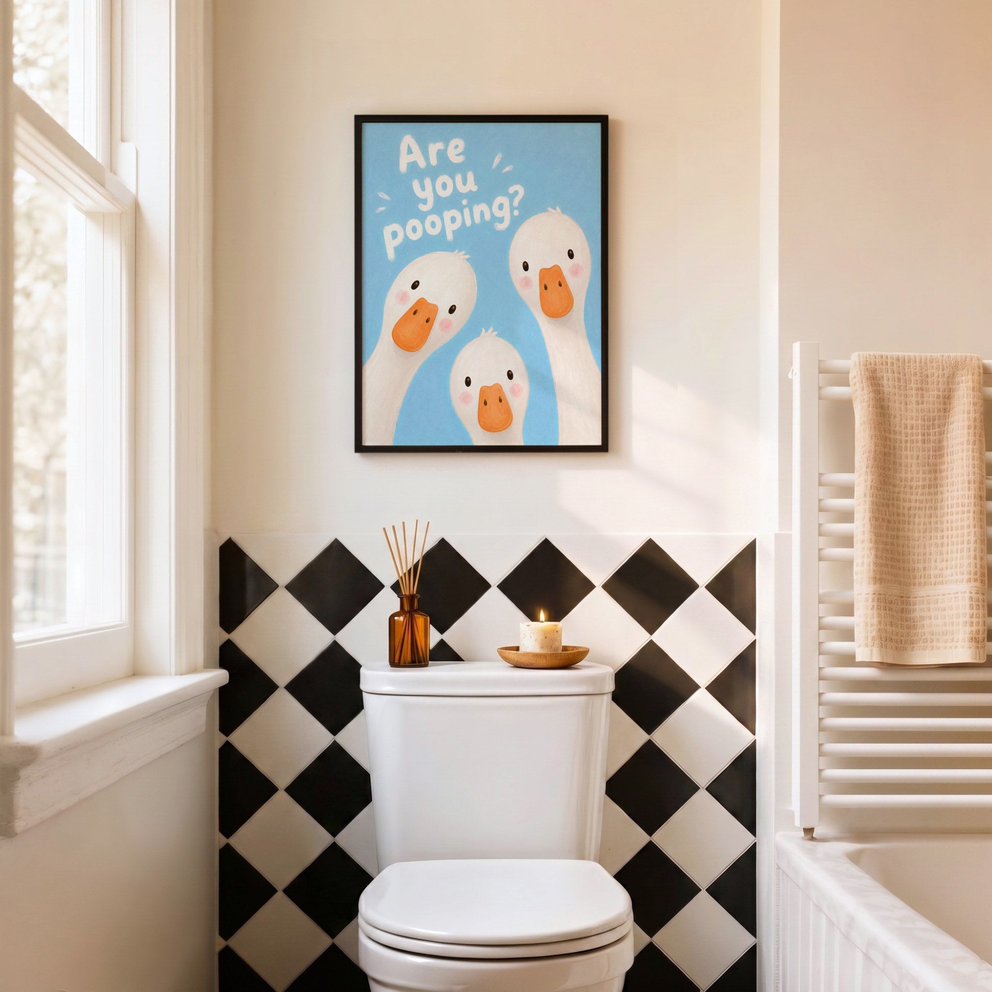 Are You Pooping? – Blue Poster
